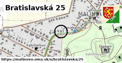 Bratislavská 25, Malinovo