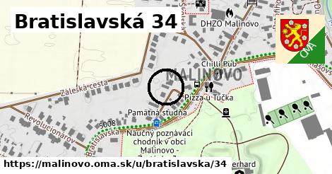 Bratislavská 34, Malinovo