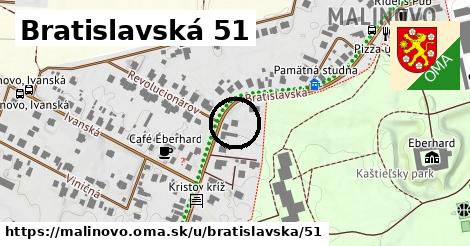Bratislavská 51, Malinovo