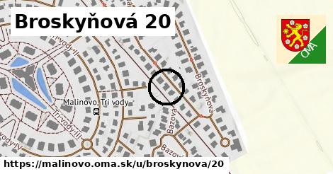 Broskyňová 20, Malinovo