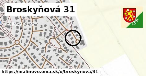 Broskyňová 31, Malinovo