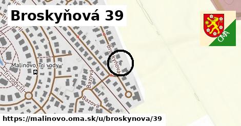 Broskyňová 39, Malinovo