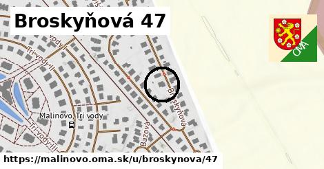 Broskyňová 47, Malinovo