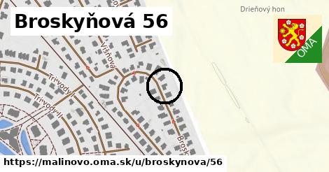 Broskyňová 56, Malinovo