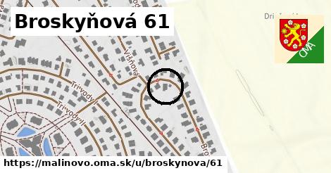 Broskyňová 61, Malinovo