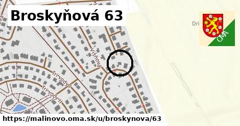 Broskyňová 63, Malinovo