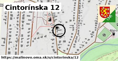 Cintorínska 12, Malinovo