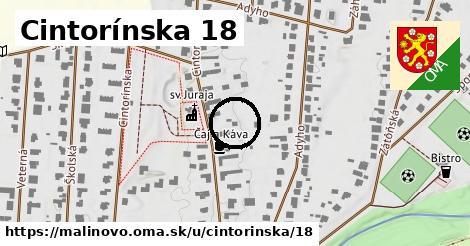 Cintorínska 18, Malinovo