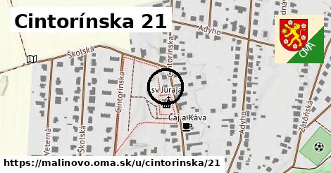 Cintorínska 21, Malinovo