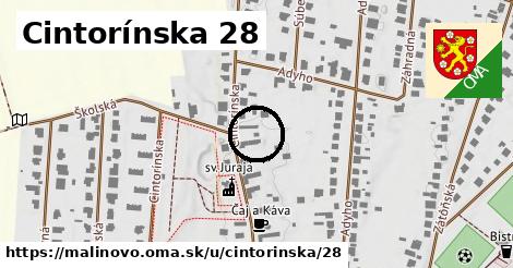 Cintorínska 28, Malinovo