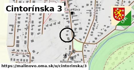 Cintorínska 3, Malinovo