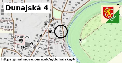 Dunajská 4, Malinovo