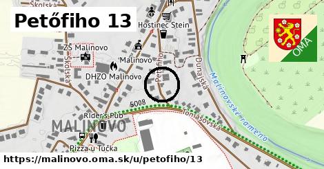 Petőfiho 13, Malinovo