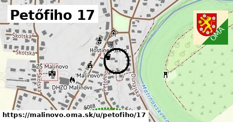 Petőfiho 17, Malinovo