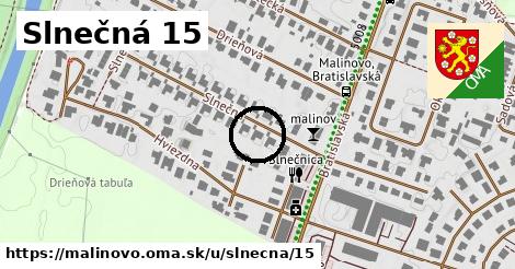 Slnečná 15, Malinovo