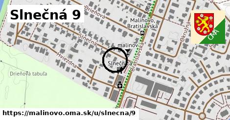 Slnečná 9, Malinovo