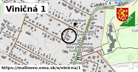 Viničná 1, Malinovo