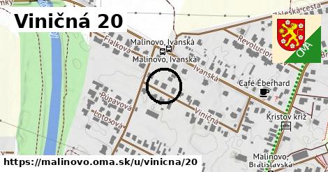 Viničná 20, Malinovo