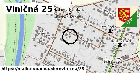 Viničná 25, Malinovo