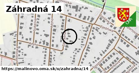 Záhradná 14, Malinovo