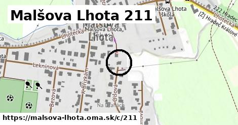 Malšova Lhota <span class="supisne">211</span>