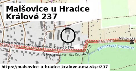 Malšovice u Hradce Králové <span class="supisne">237</span>