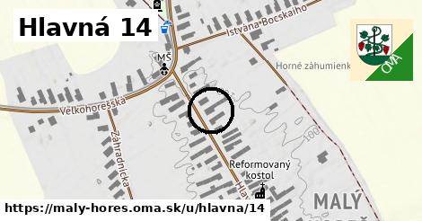 Hlavná 14, Malý Horeš