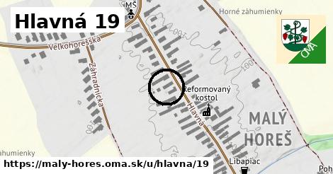 Hlavná 19, Malý Horeš