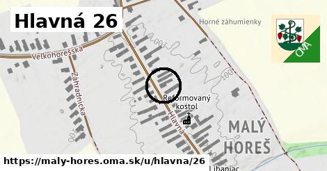 Hlavná 26, Malý Horeš