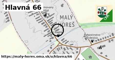 Hlavná 66, Malý Horeš