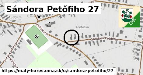 Sándora Petőfiho 27, Malý Horeš