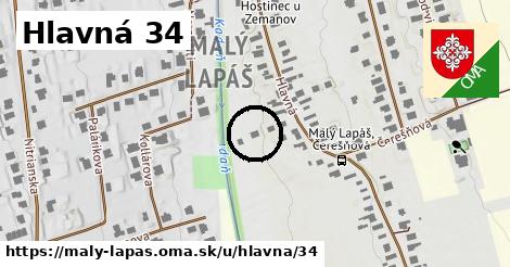 Hlavná 34, Malý Lapáš