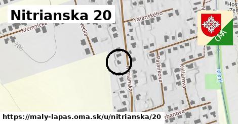 Nitrianska 20, Malý Lapáš