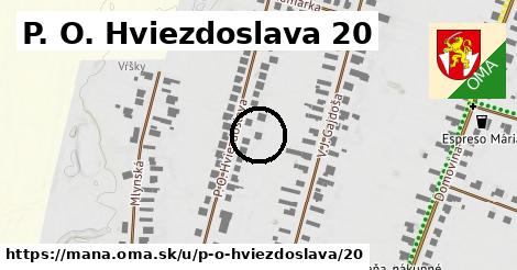 P. O. Hviezdoslava 20, Maňa