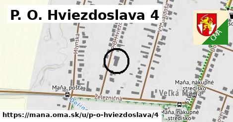 P. O. Hviezdoslava 4, Maňa