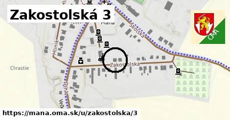 Zakostolská 3, Maňa