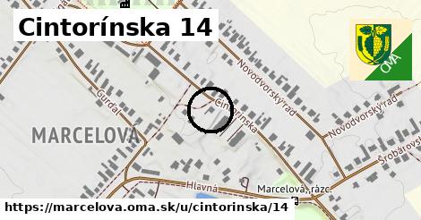 Cintorínska 14, Marcelová