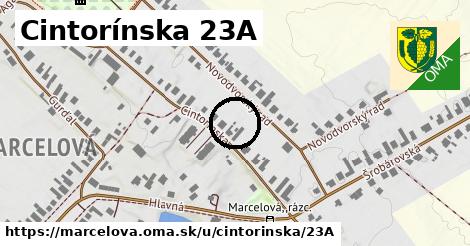 Cintorínska 23A, Marcelová