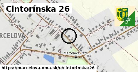 Cintorínska 26, Marcelová