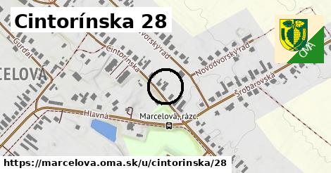 Cintorínska 28, Marcelová