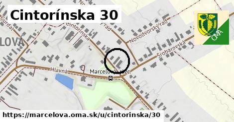 Cintorínska 30, Marcelová