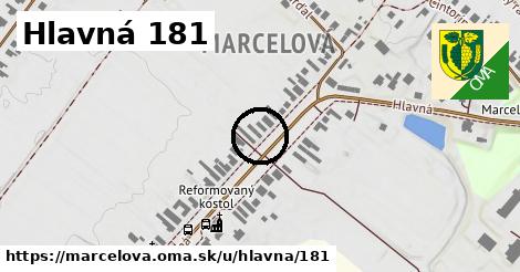 Hlavná 181, Marcelová