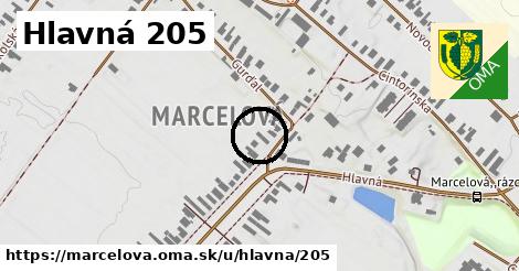 Hlavná 205, Marcelová