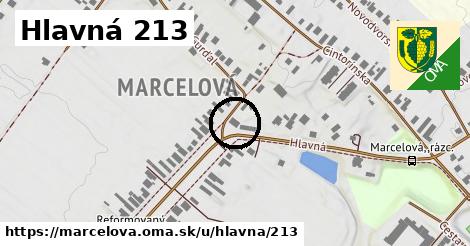 Hlavná 213, Marcelová