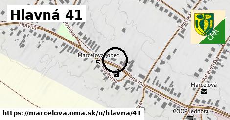 Hlavná 41, Marcelová