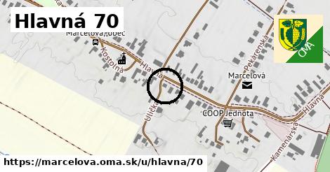 Hlavná 70, Marcelová