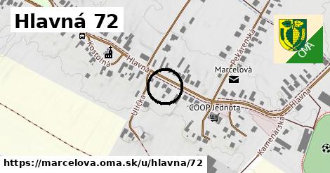 Hlavná 72, Marcelová