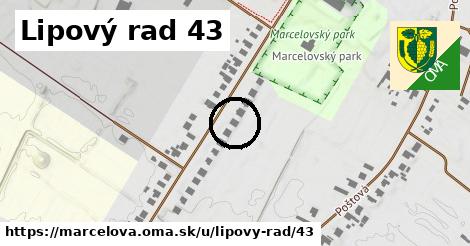 Lipový rad 43, Marcelová