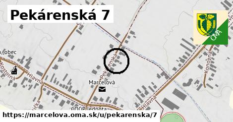 Pekárenská 7, Marcelová