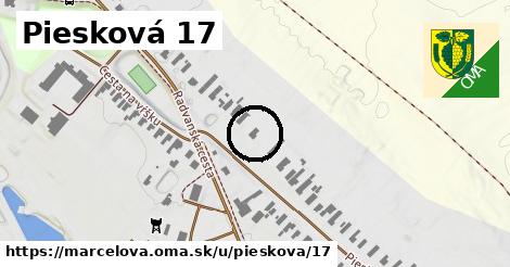 Piesková 17, Marcelová